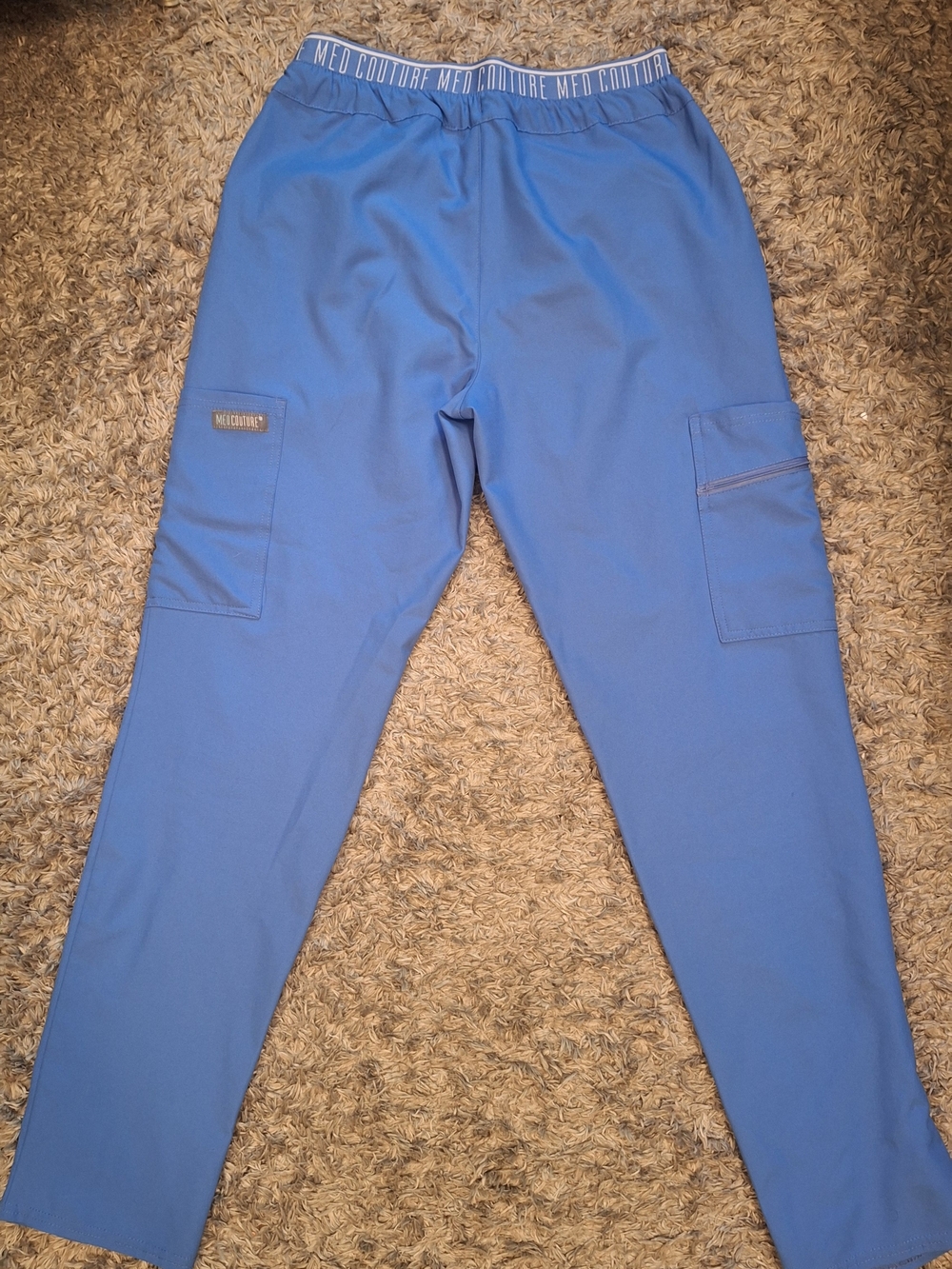 Med Couture Scrub Pants in Cornflower